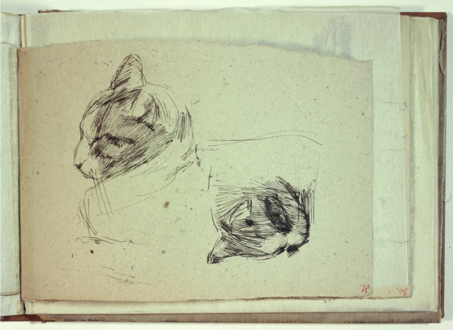 Blocco note con studi vari - Centraal Museum, Utrecht